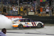 Hamlin has won the NASCAR: Bass Pro Shops Night Race four times - Source: Imagn